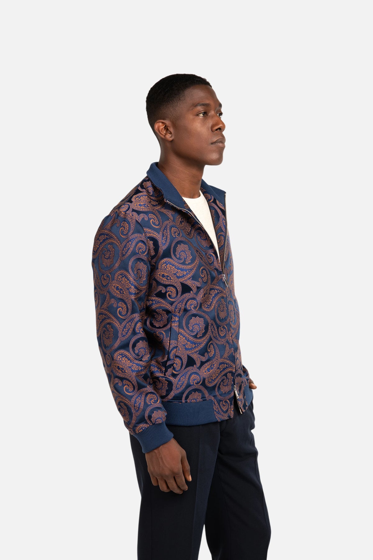 Paisley Bomber Jacket