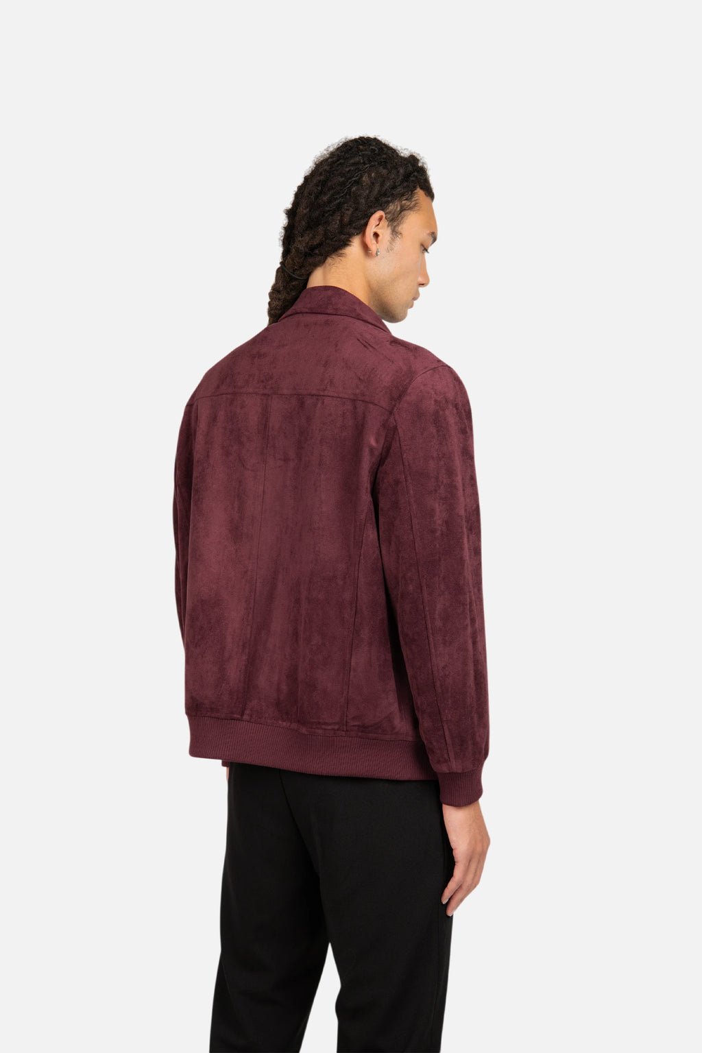 Suede Bomber Jacket