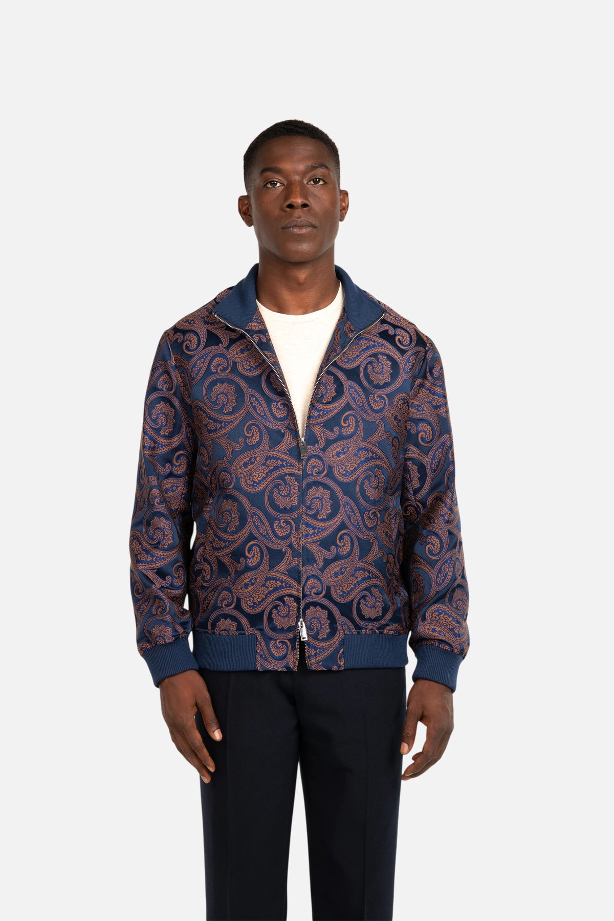 Paisley Bomber Jacket