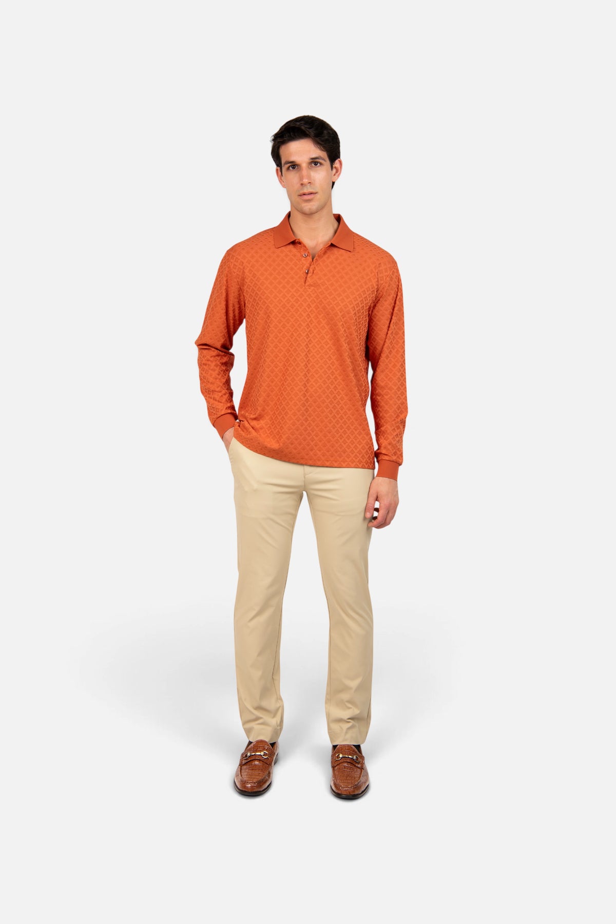 Hogan Long Sleeve Polo