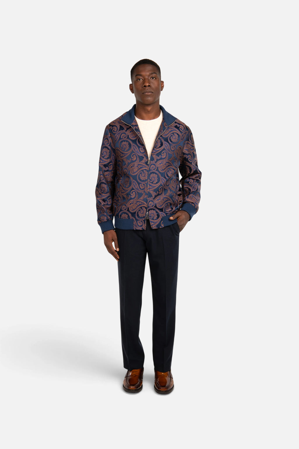 Paisley Bomber Jacket