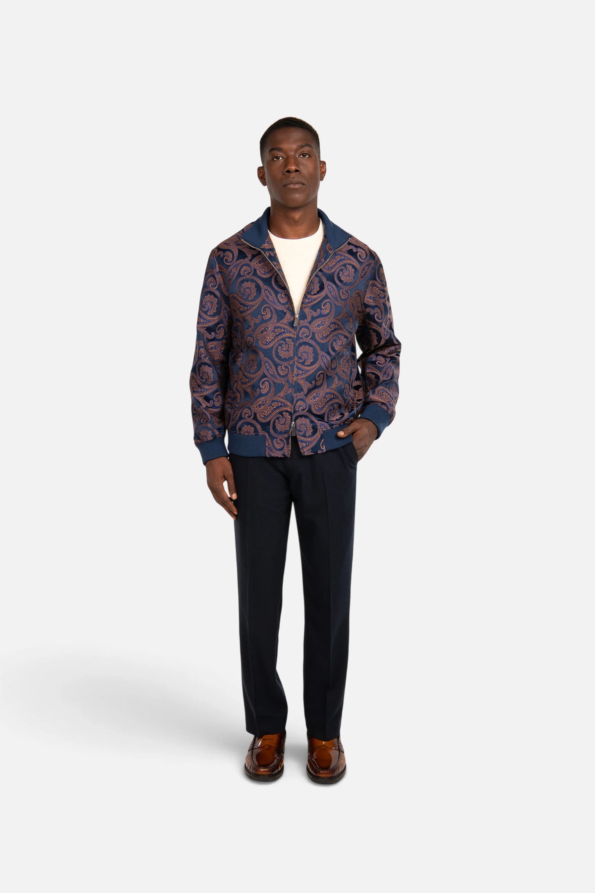Paisley Bomber Jacket