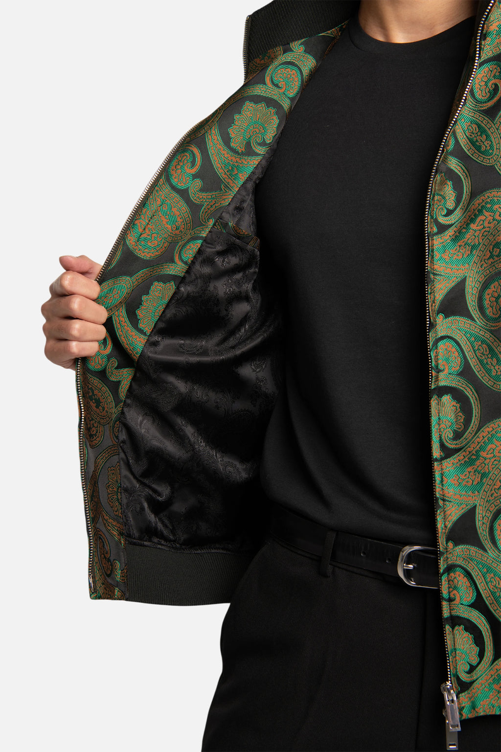 Paisley Bomber Jacket