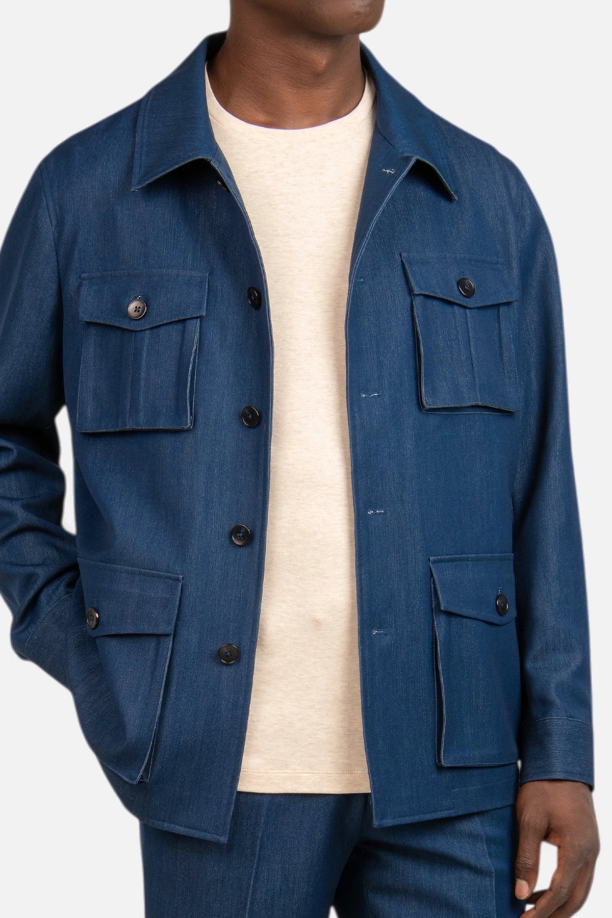 Denim Safari Jacket