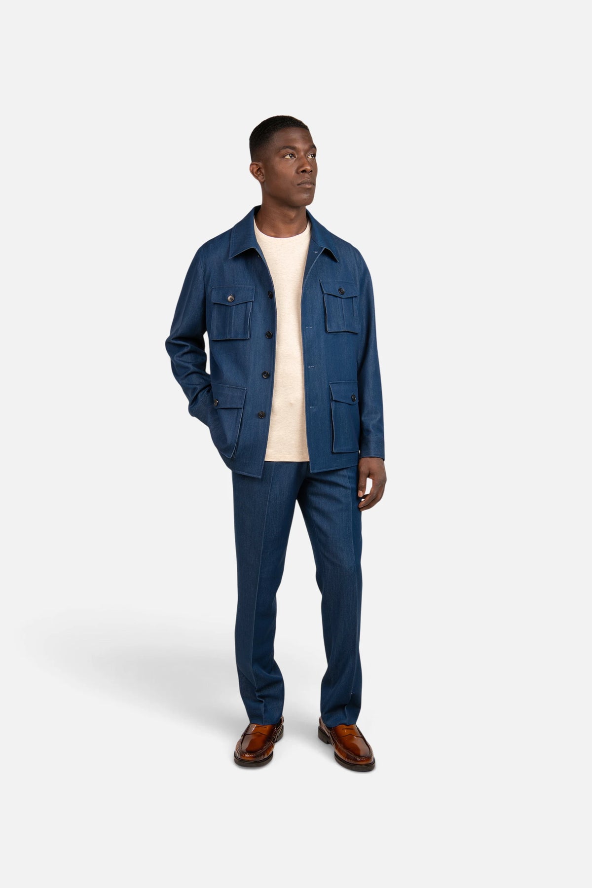 Denim Safari Jacket