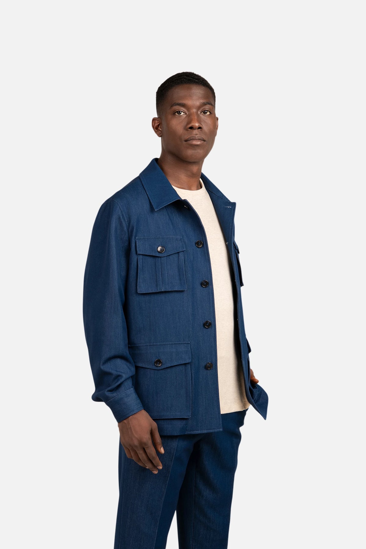 Denim Safari Jacket