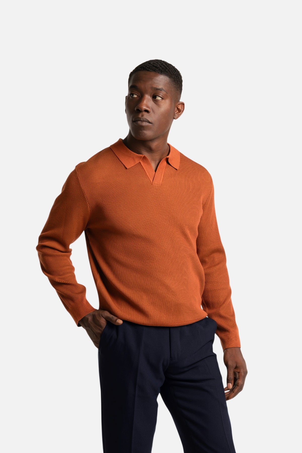 Silas Knit Polo Sweater