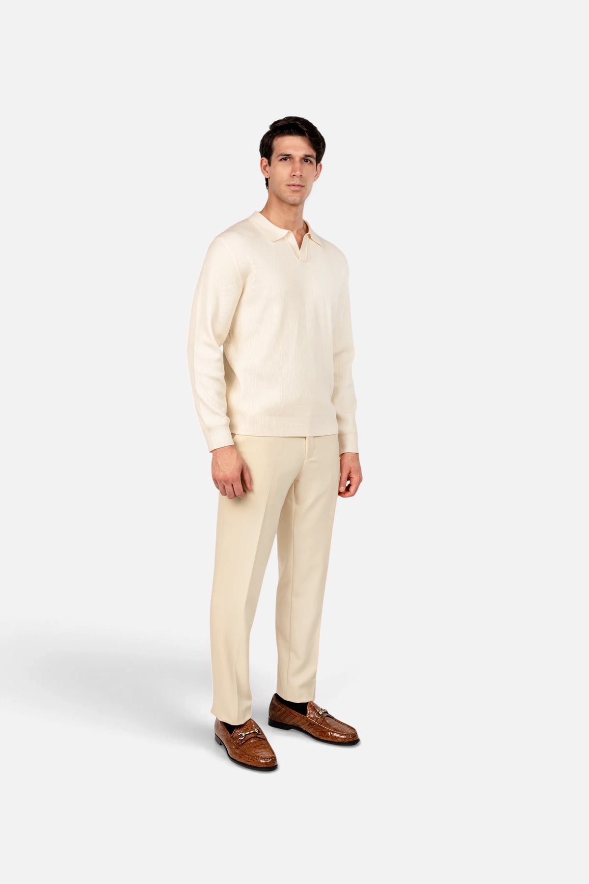 Silas Knit Polo Sweater