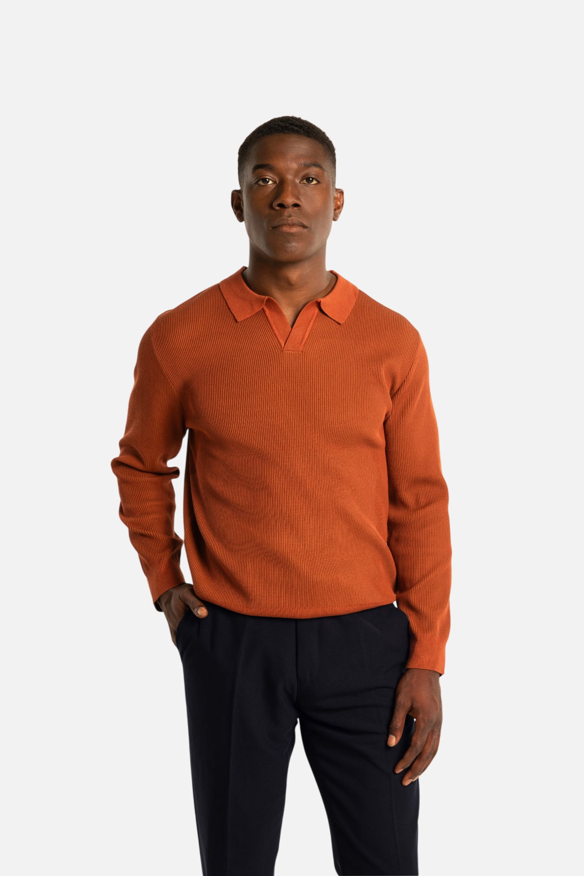 Silas Knit Polo Sweater