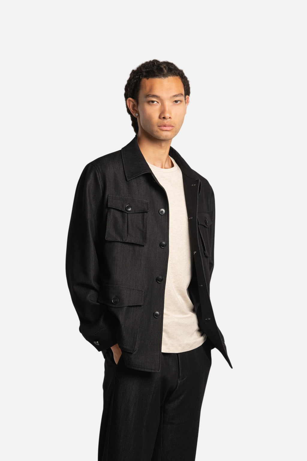 Denim Safari Jacket
