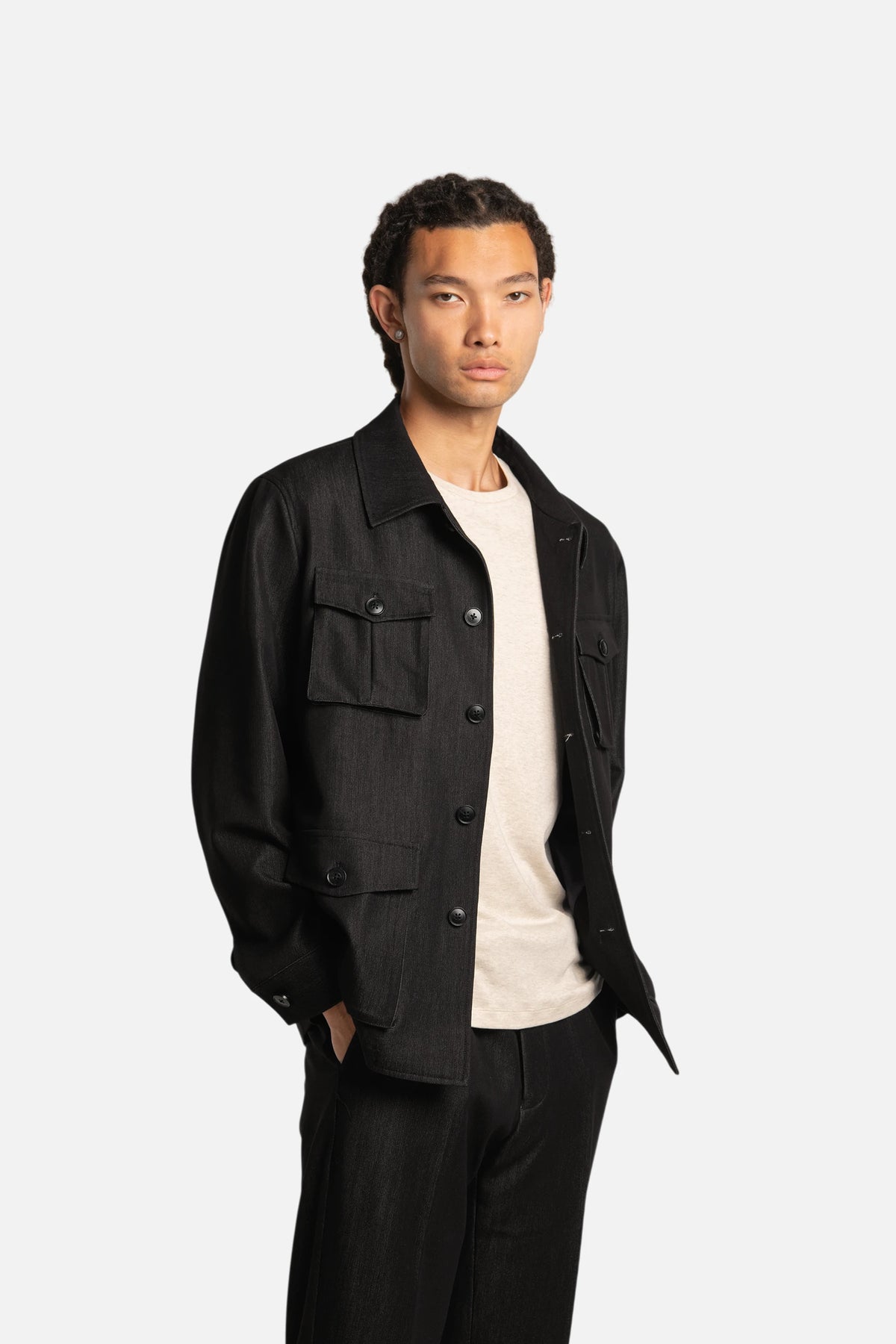 Denim Safari Jacket
