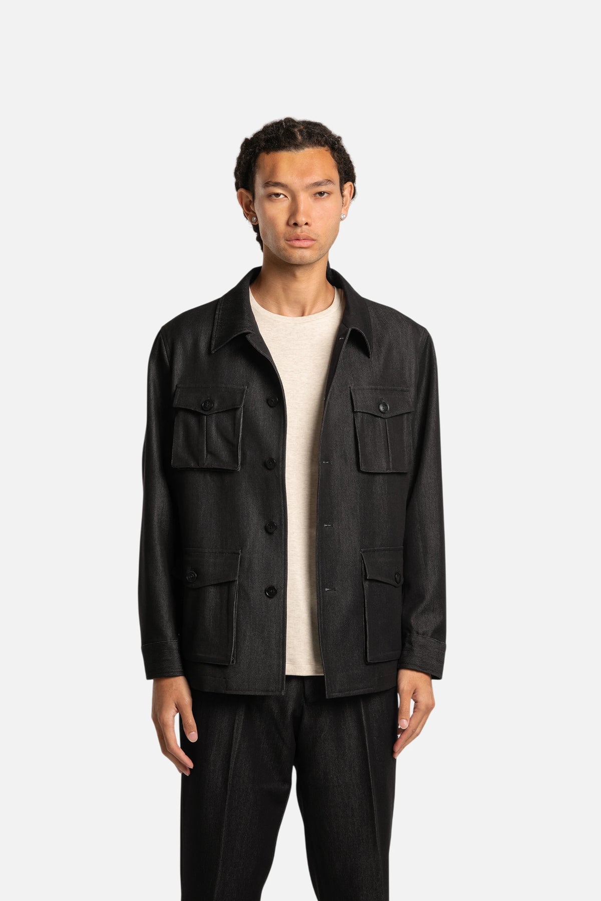 Denim Safari Jacket