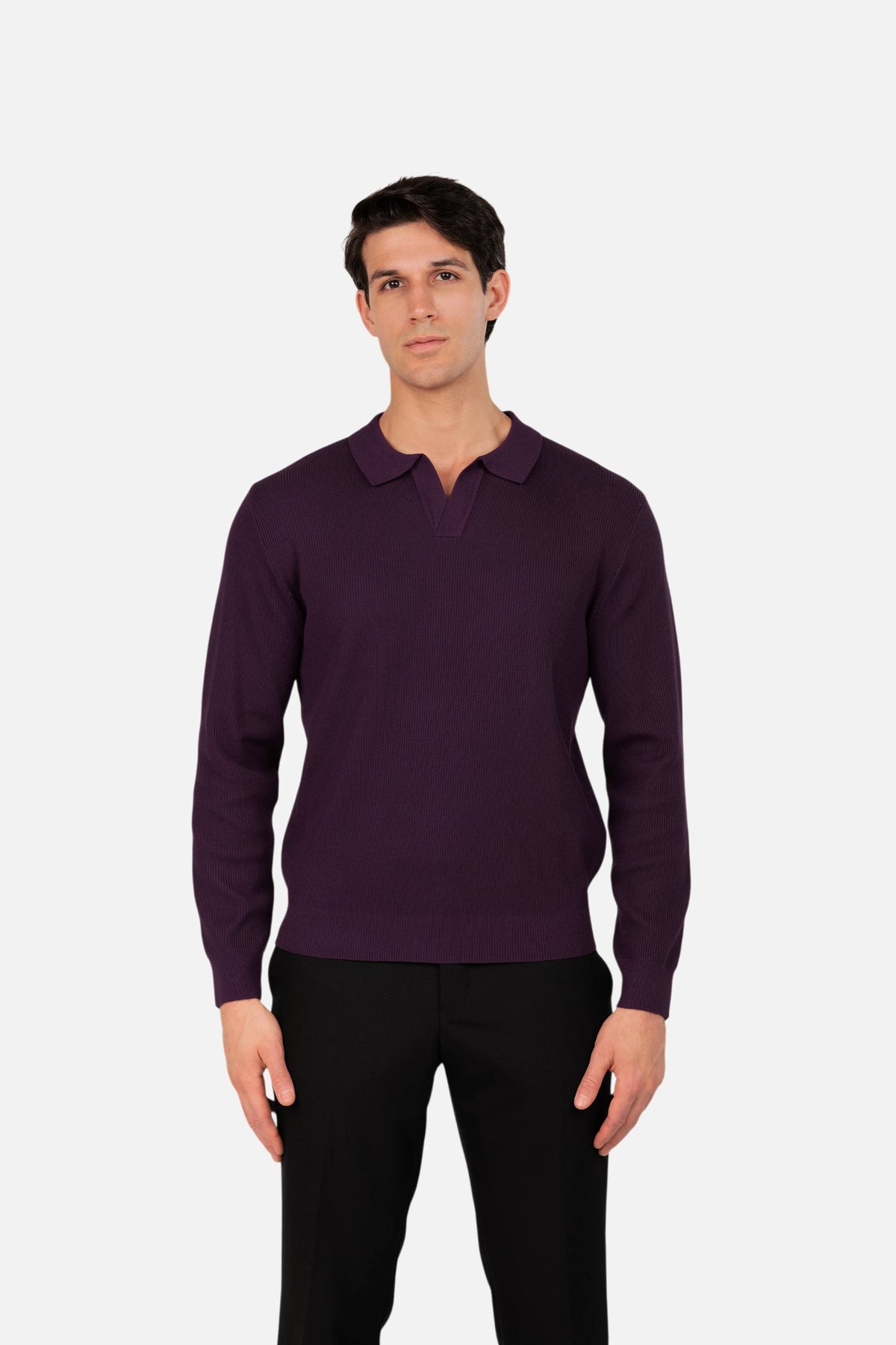 Silas Knit Polo Sweater