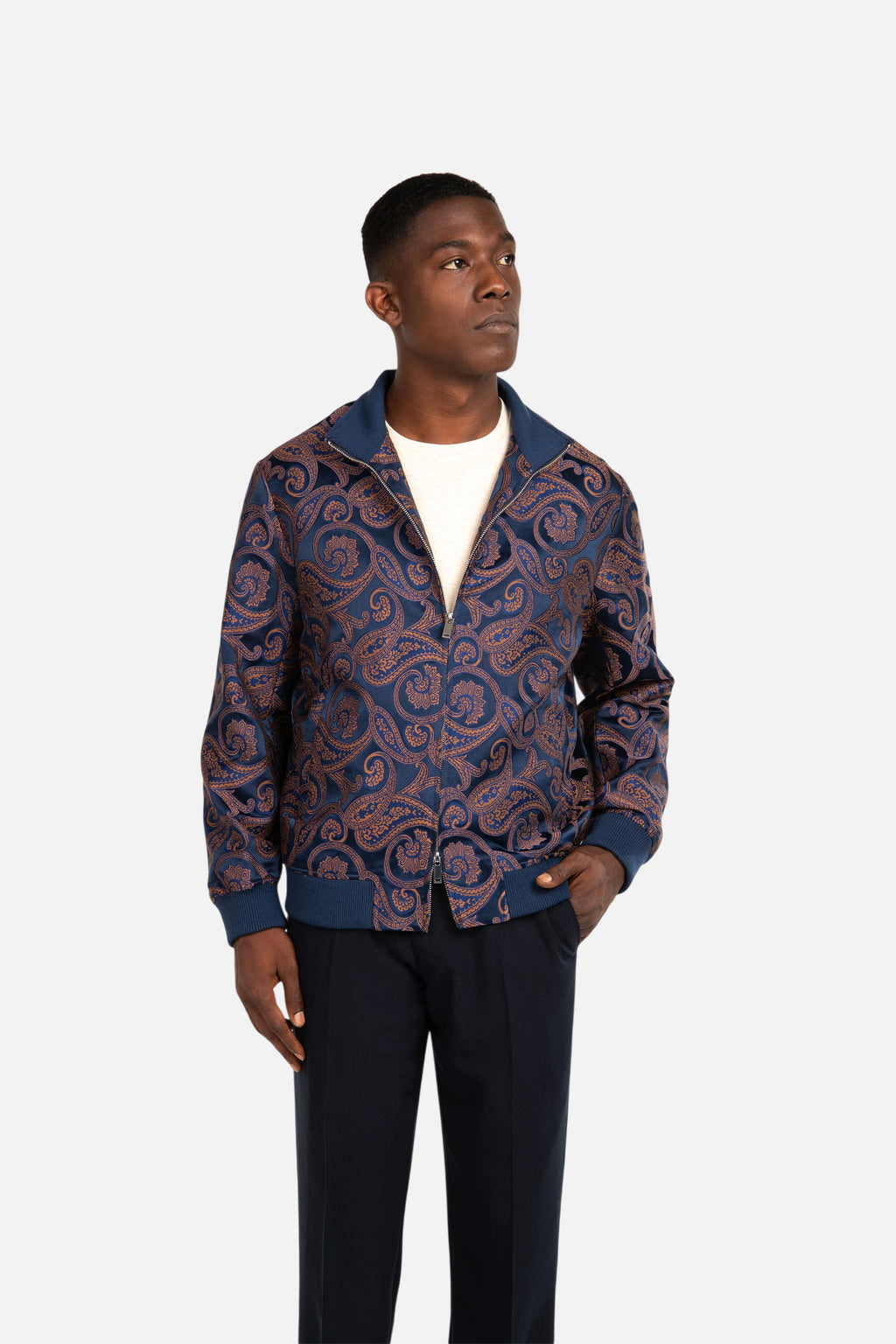 Paisley Bomber Jacket