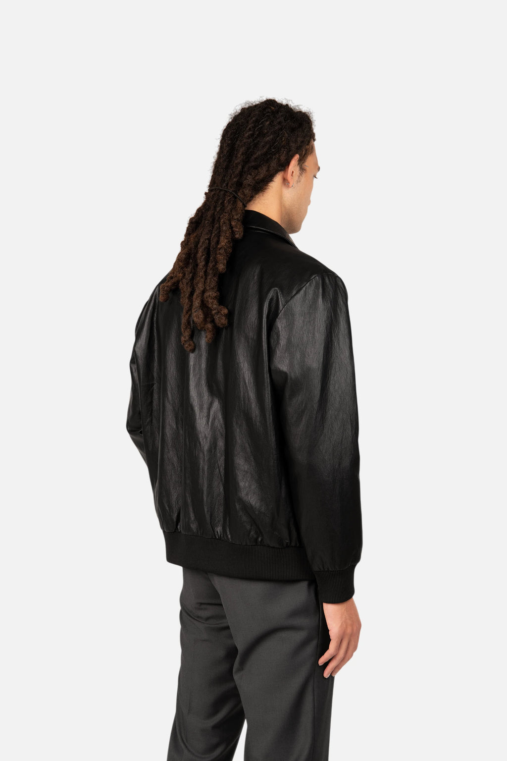 Leather Bomber Jacket