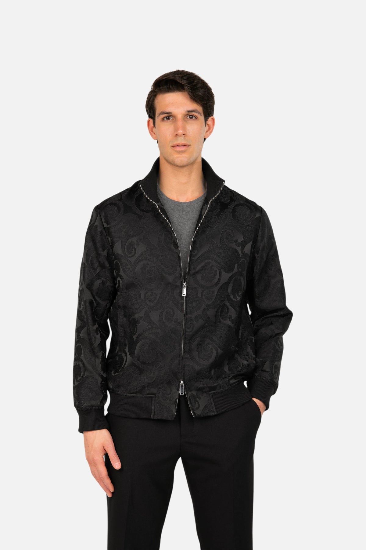 Paisley Bomber Jacket