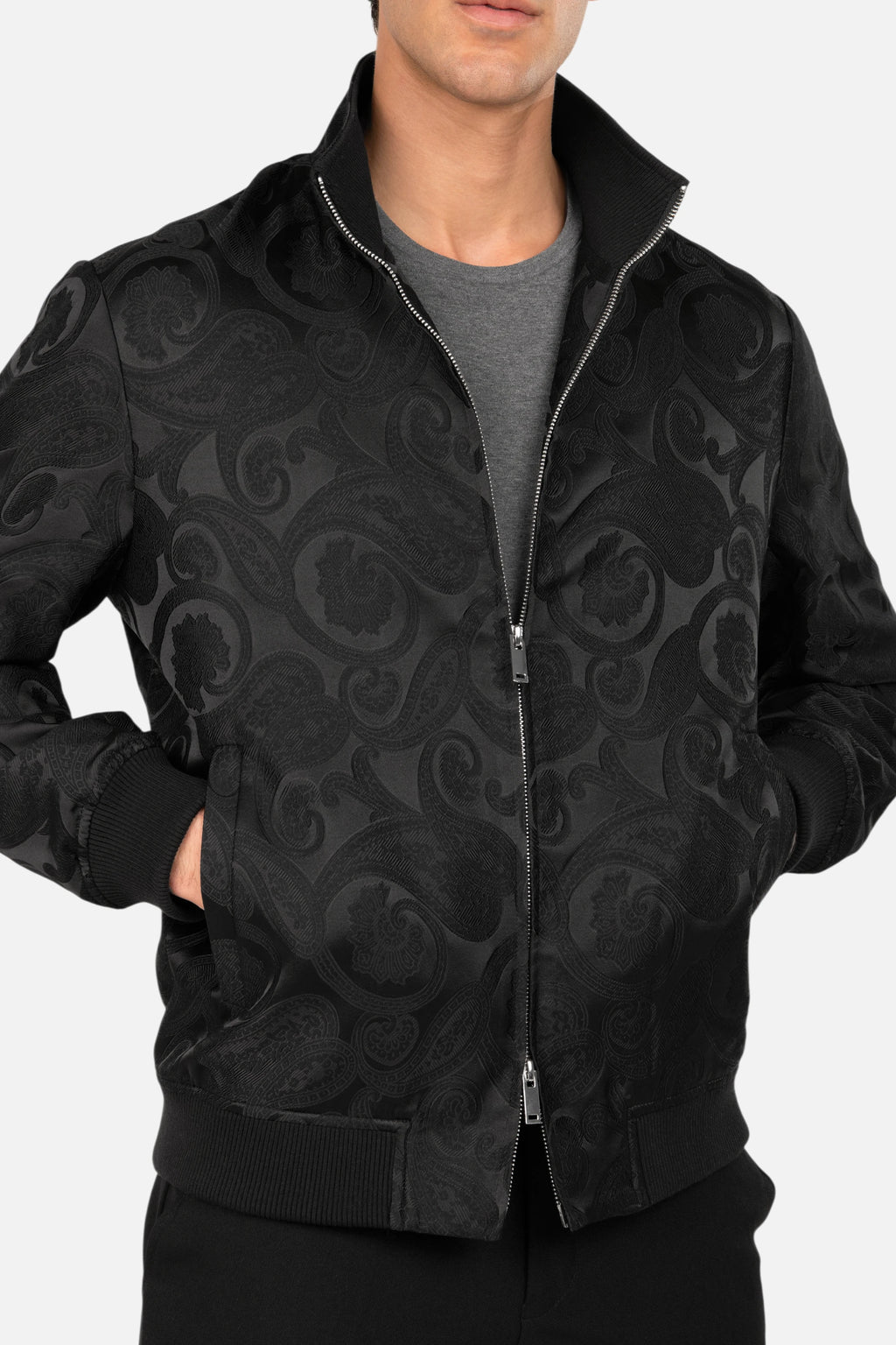 Paisley Bomber Jacket
