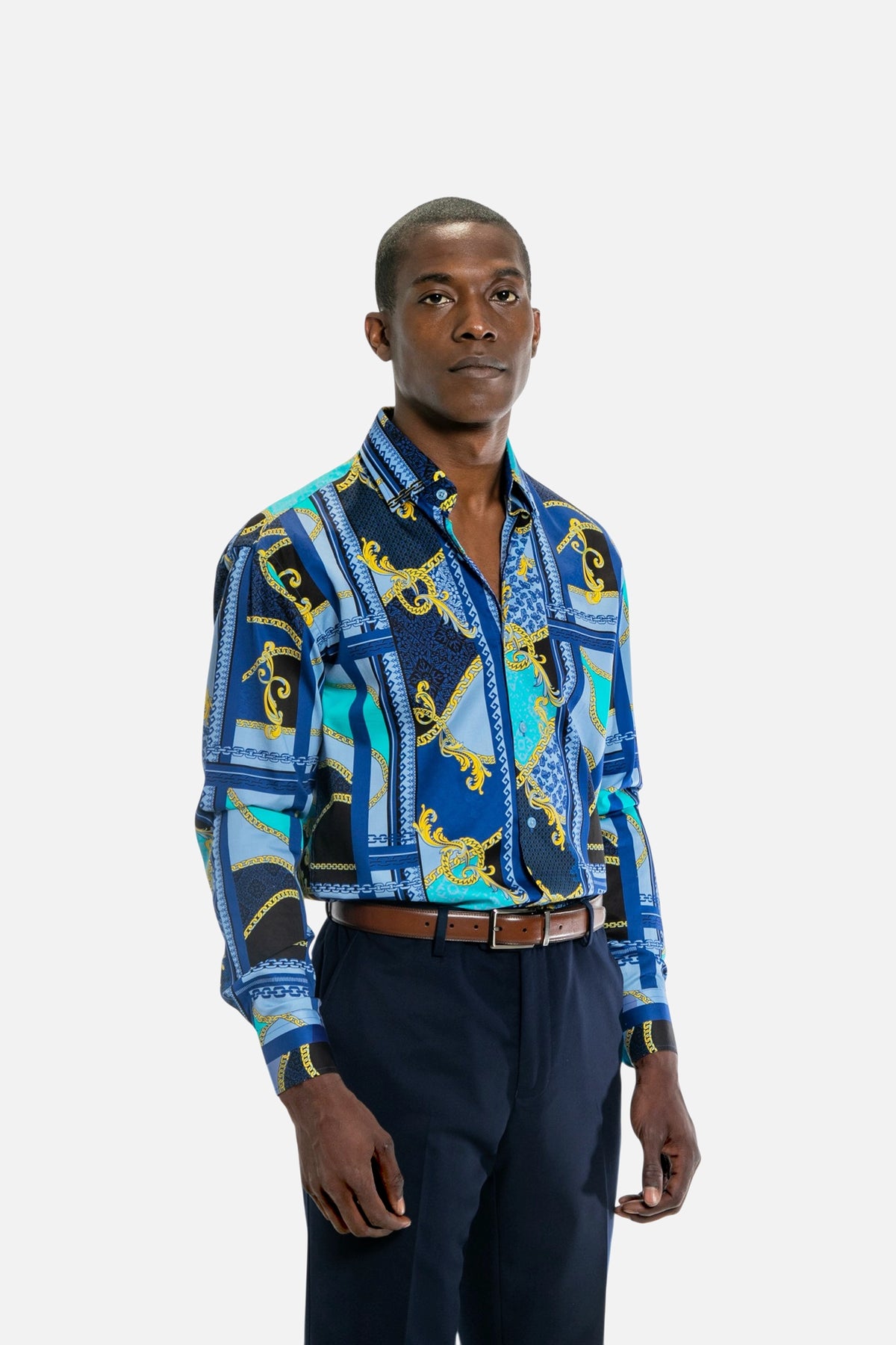 Baroque Chain Print Shirt