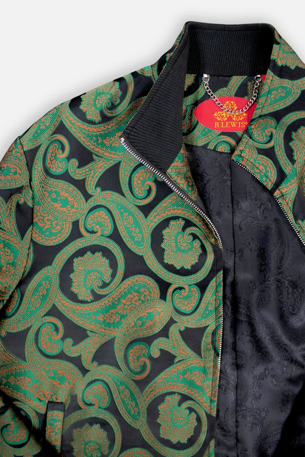 Paisley Bomber Jacket