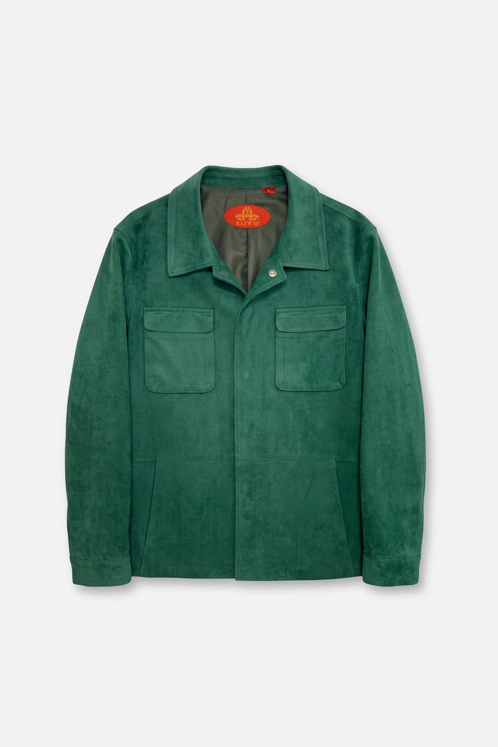 Suede Jacket with Buttons