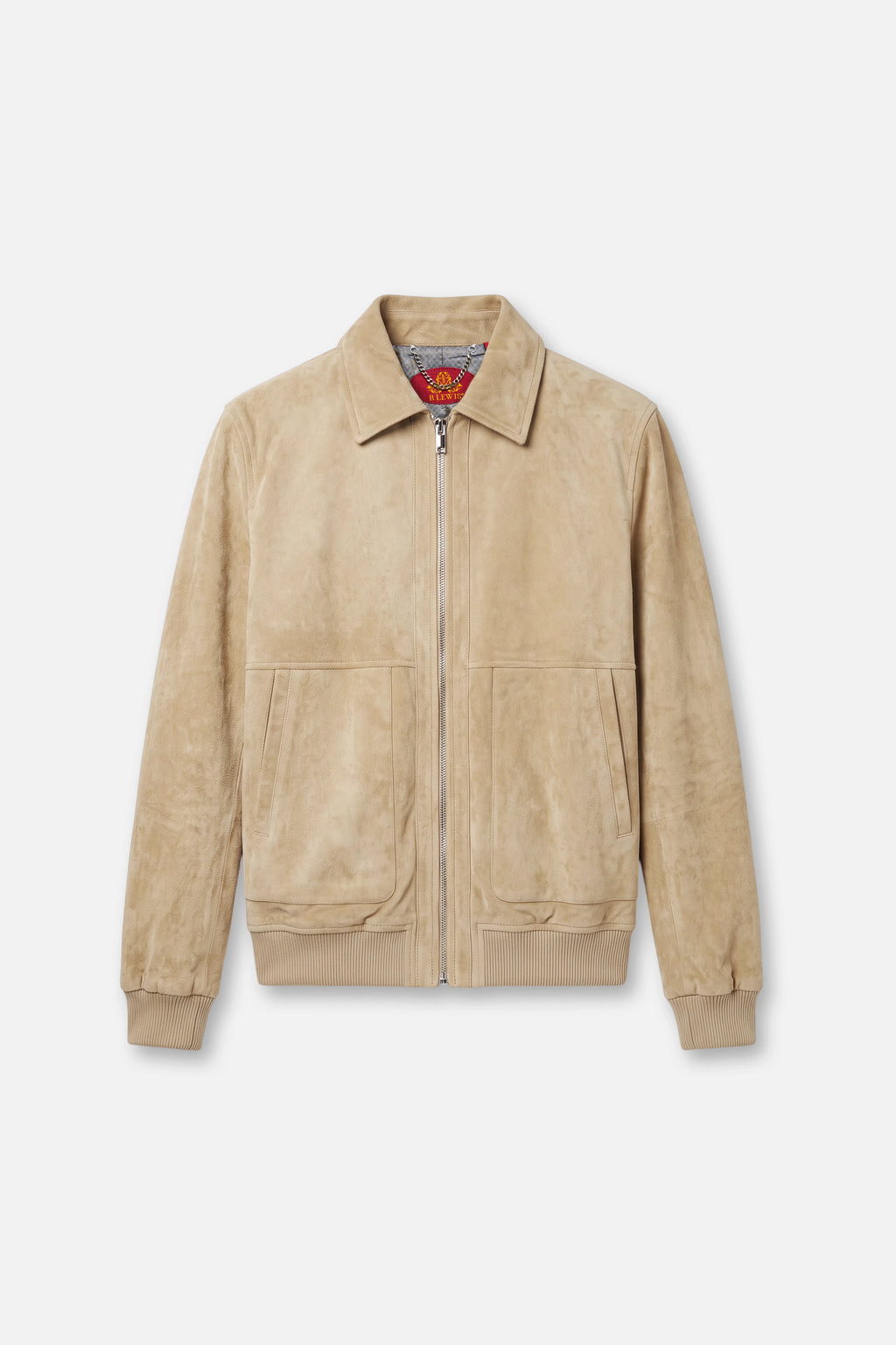 Suede Bomber Jacket
