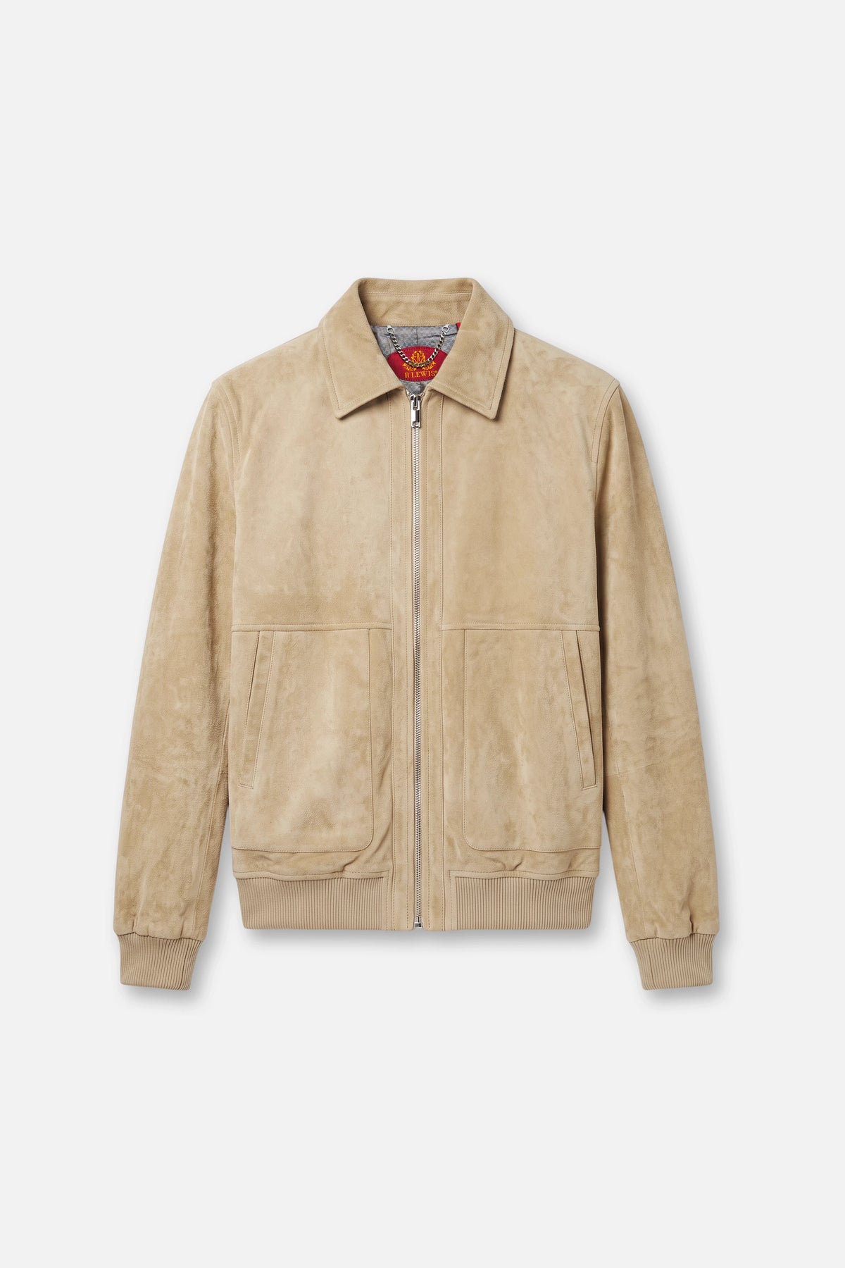 Suede Bomber Jacket