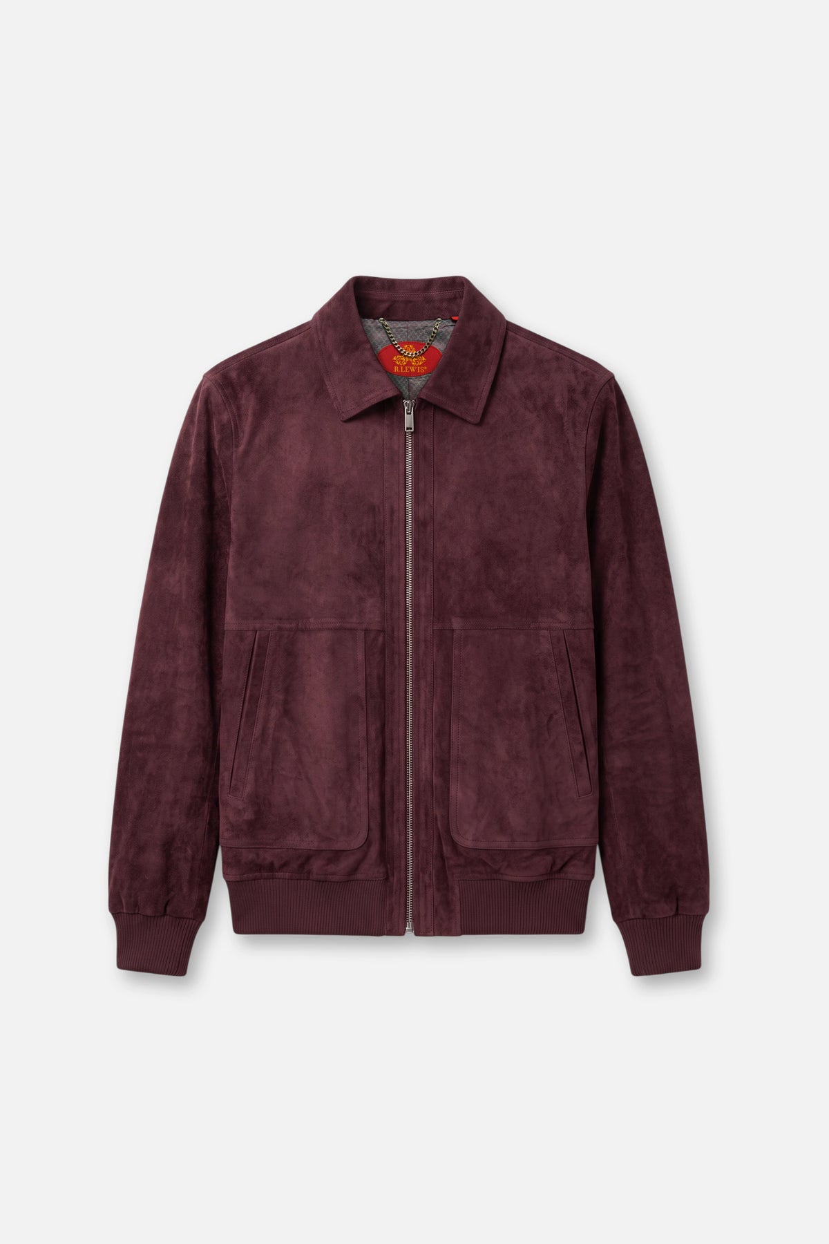 Suede Bomber Jacket