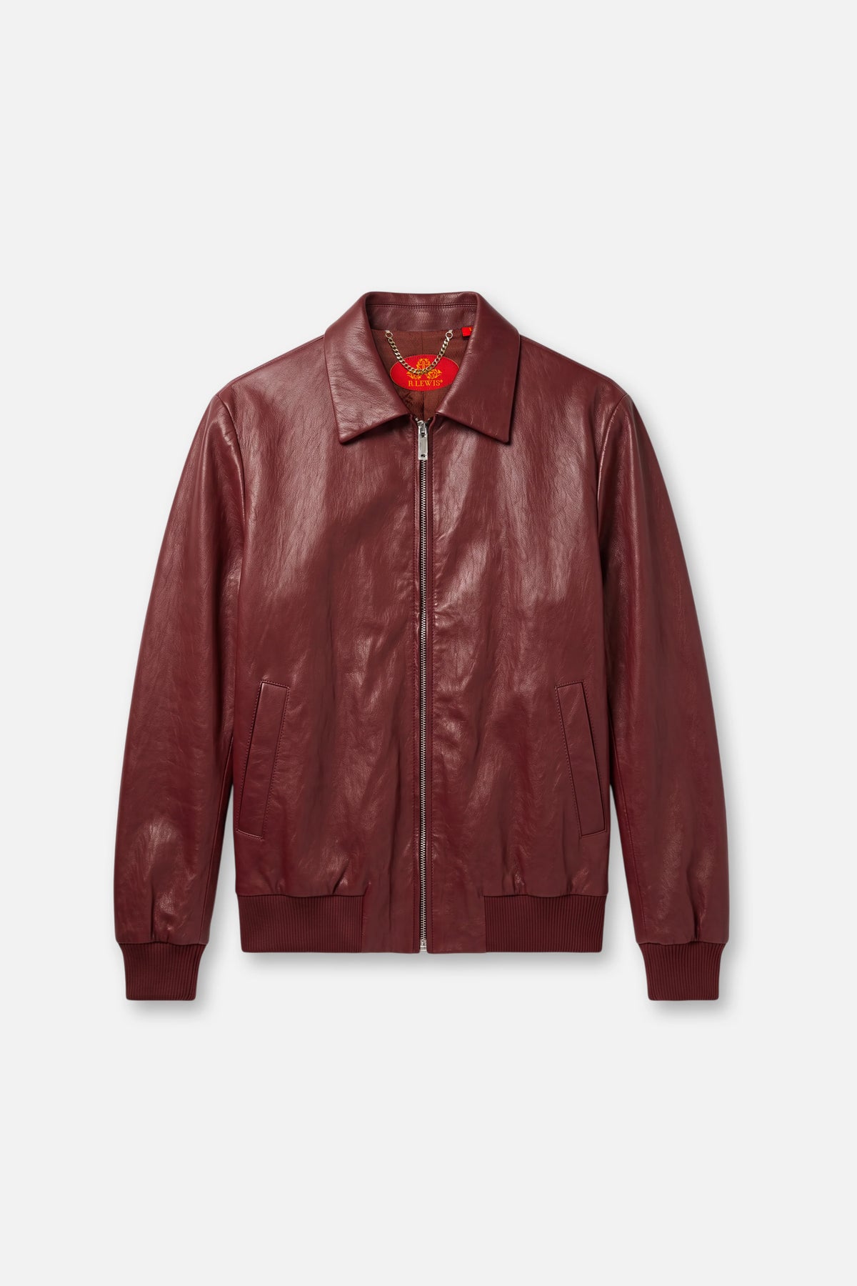 Leather Bomber Jacket