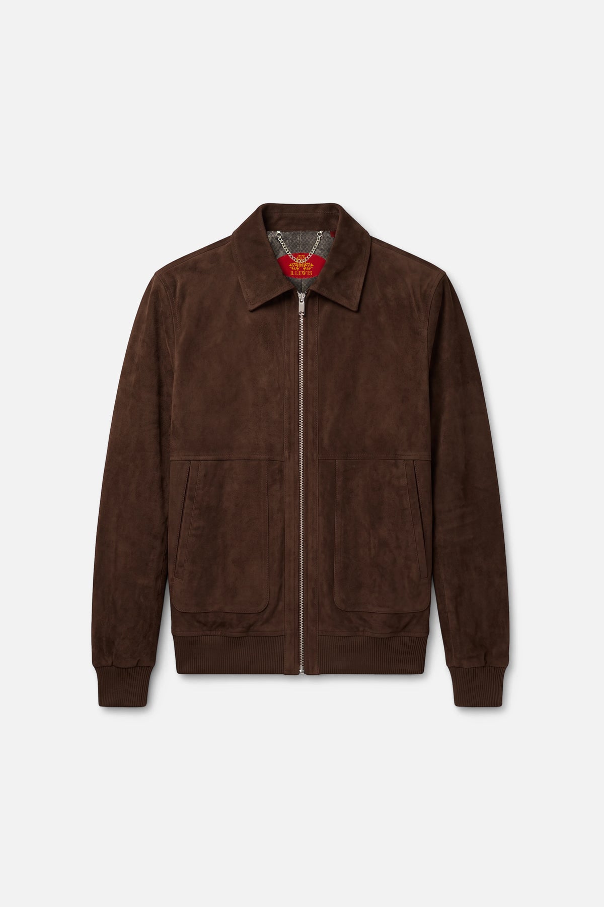 Suede Bomber Jacket