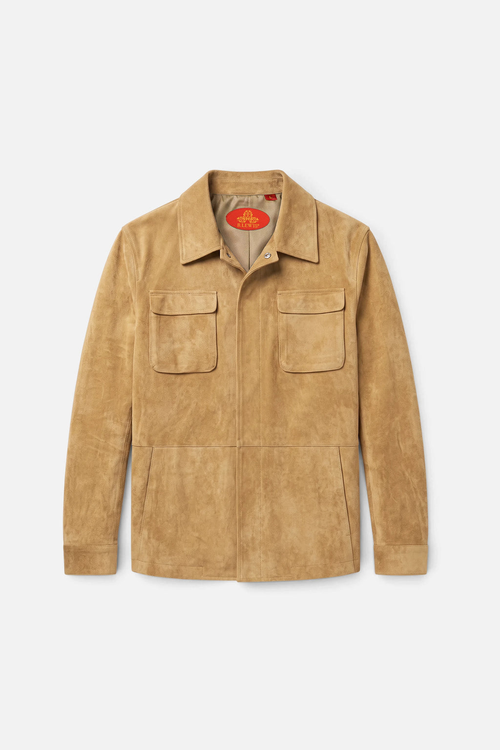 Suede Jacket with Buttons