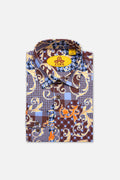 Baroque Patchwork Print Shirt